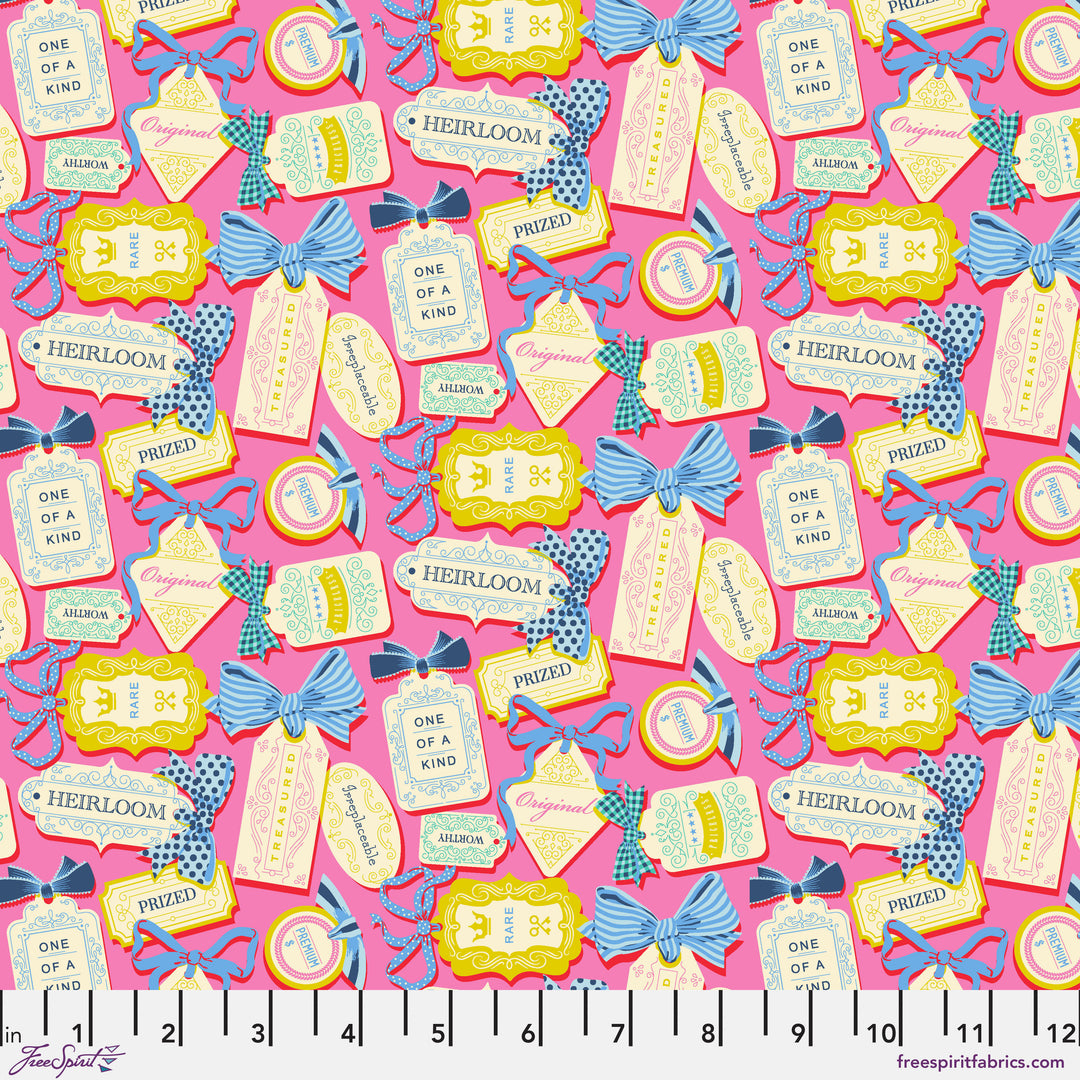 Priceless in Rose quilting fabric, part of the Market Days fabric collection by Stacy Peterson (SKU: PWST039.XROSE)