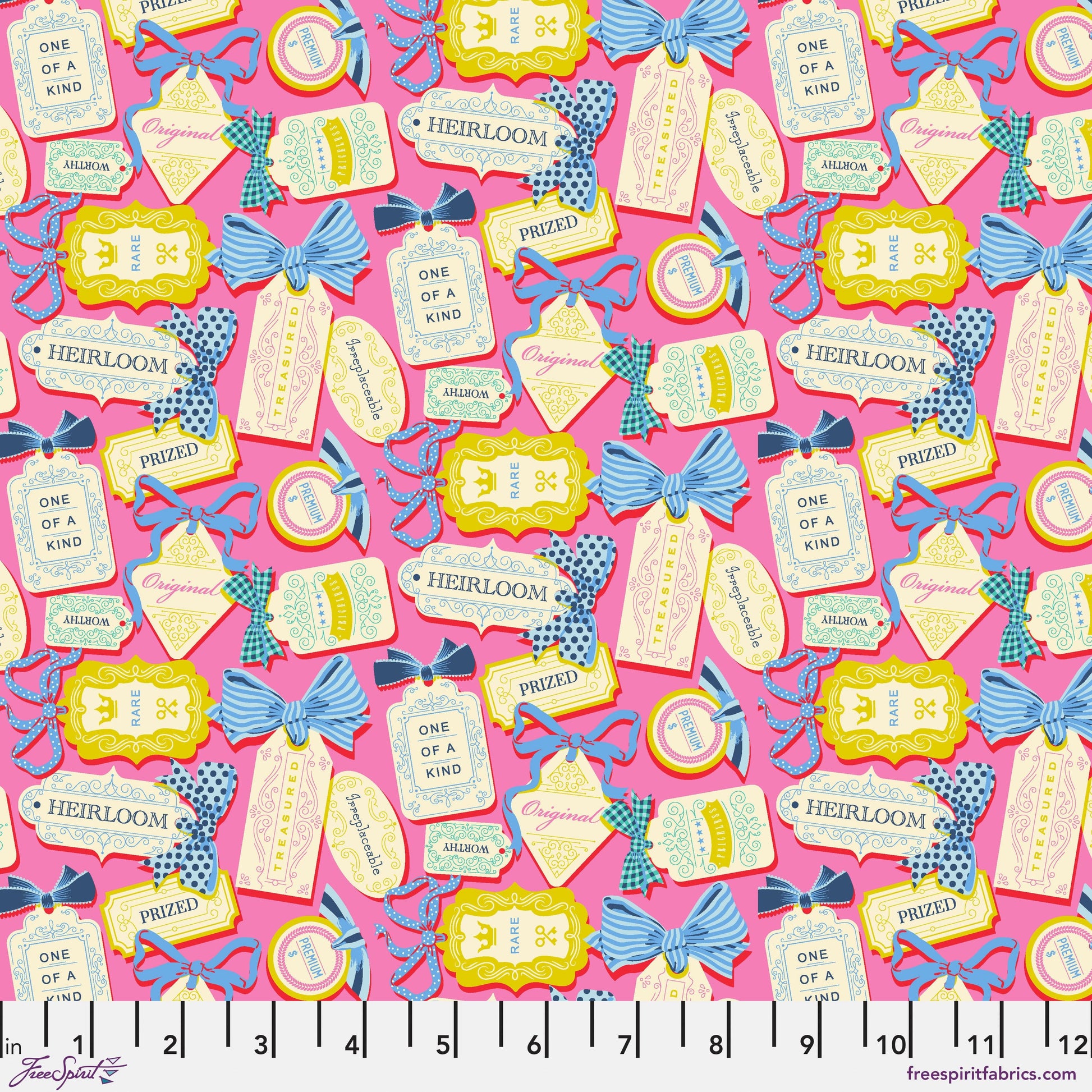 Priceless in Rose quilting fabric, part of the Market Days fabric collection by Stacy Peterson (SKU: PWST039.XROSE)