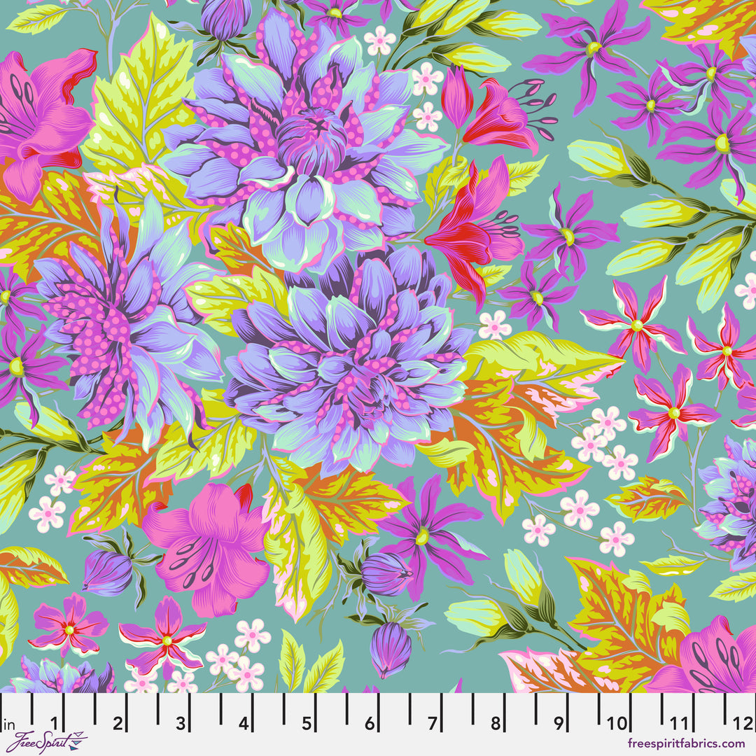 Untamed - Hello Dahlia in Cosmic - Tula Pink - PWTP234.COSMIC - Half Yard