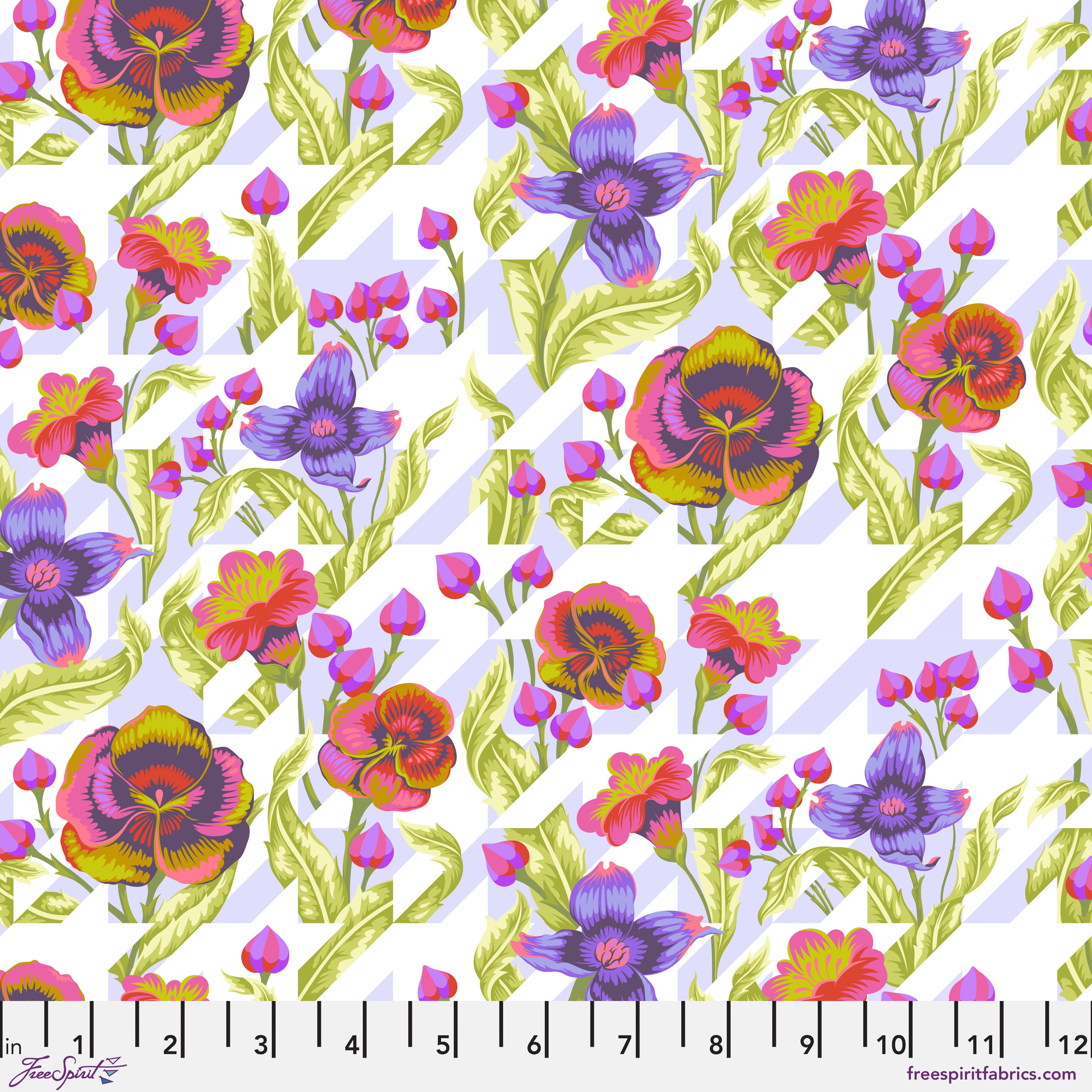 Untamed Puppy Love in Nova Tula Pink PWTP237.NOVA Half Yard Pink Door Fabrics