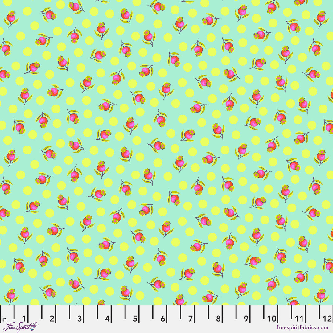 Untamed - Impending Bloom in Moonbeam - Tula Pink - PWTP239.MOONBEAM - Half Yard