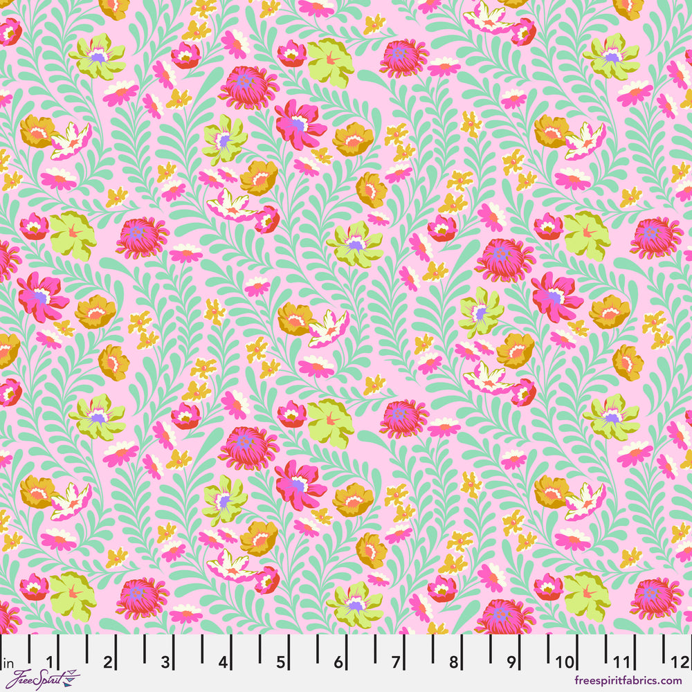 Untamed - Flowerfield in Lunar - Tula Pink - PWTP243.LUNAR - Half Yard