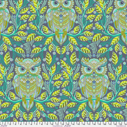 Full Moon Forest II - Hootie Patootie in Starlight - Tula Pink - PWTP244.STARLIGHT - Half Yard