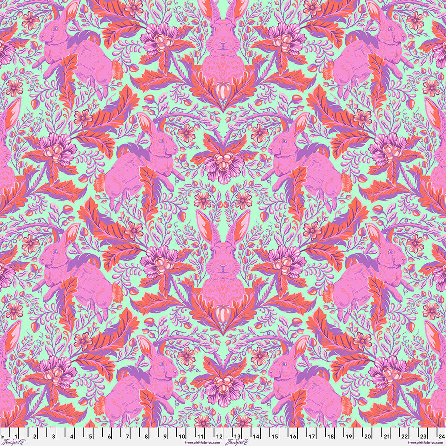 PREORDER - Full Moon Forest II - Hoppy go Lucky in Blossom - Tula Pink - PWTP246.BLOSSOM - Half Yard