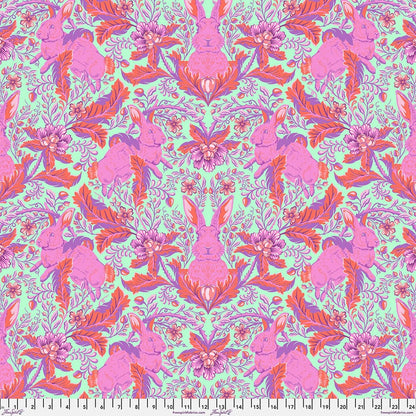 Full Moon Forest II - Hoppy go Lucky in Blossom - Tula Pink - PWTP246.BLOSSOM - Half Yard