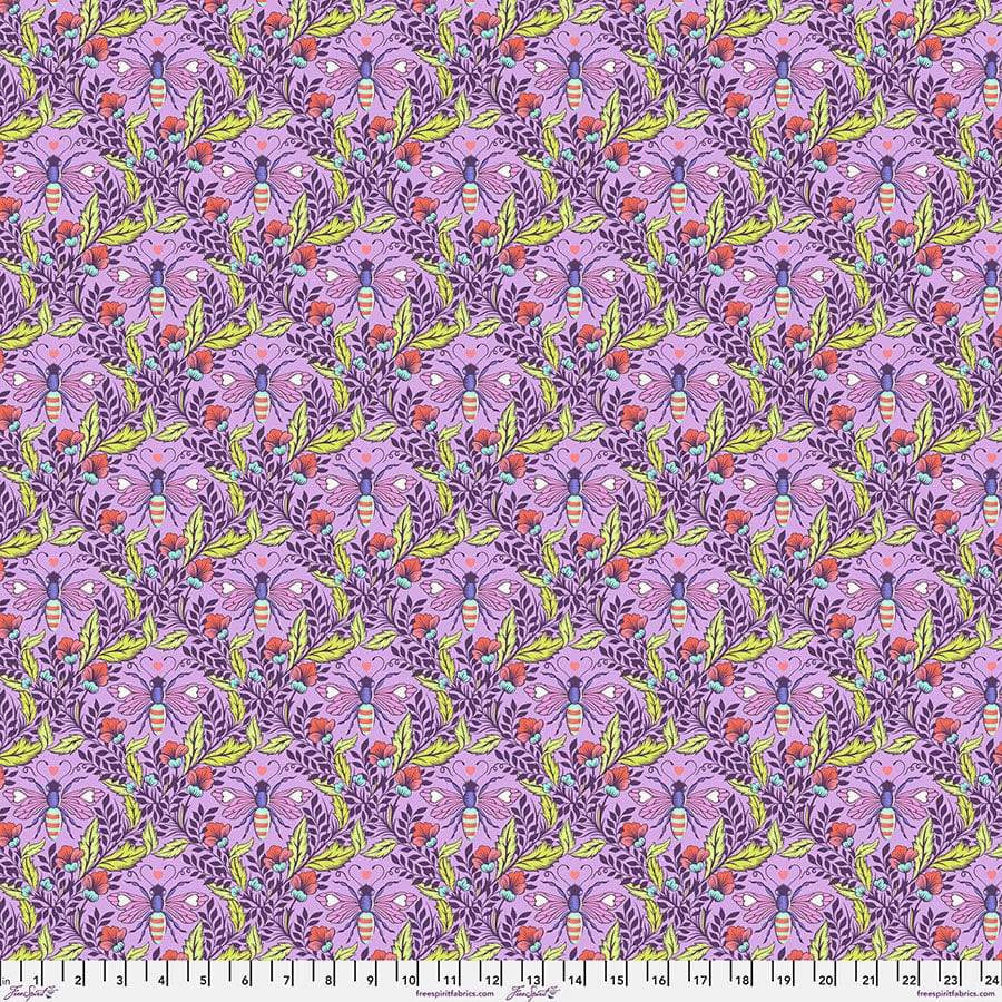 Full Moon Forest II - Shake your Honey Maker in Blossom - Tula Pink - PWTP248.BLOSSOM - Half Yard