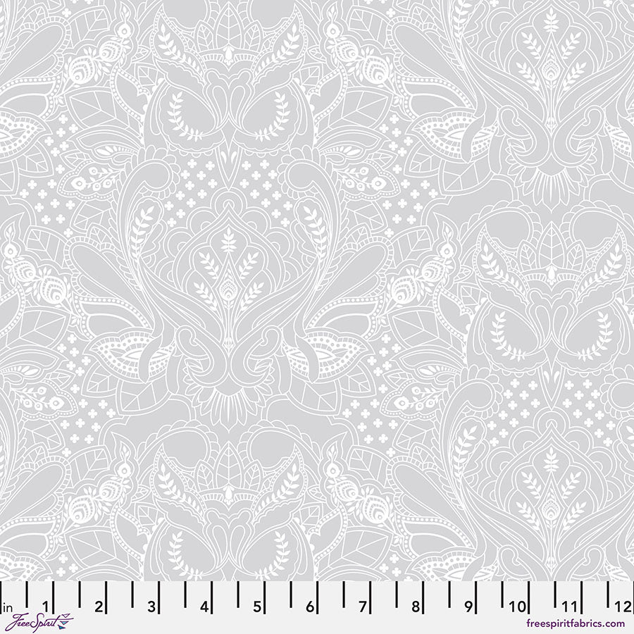 PREORDER - True Colors - Ghost Owl in Whisper - Tula Pink - PWTP250.WHISPER - Half Yard