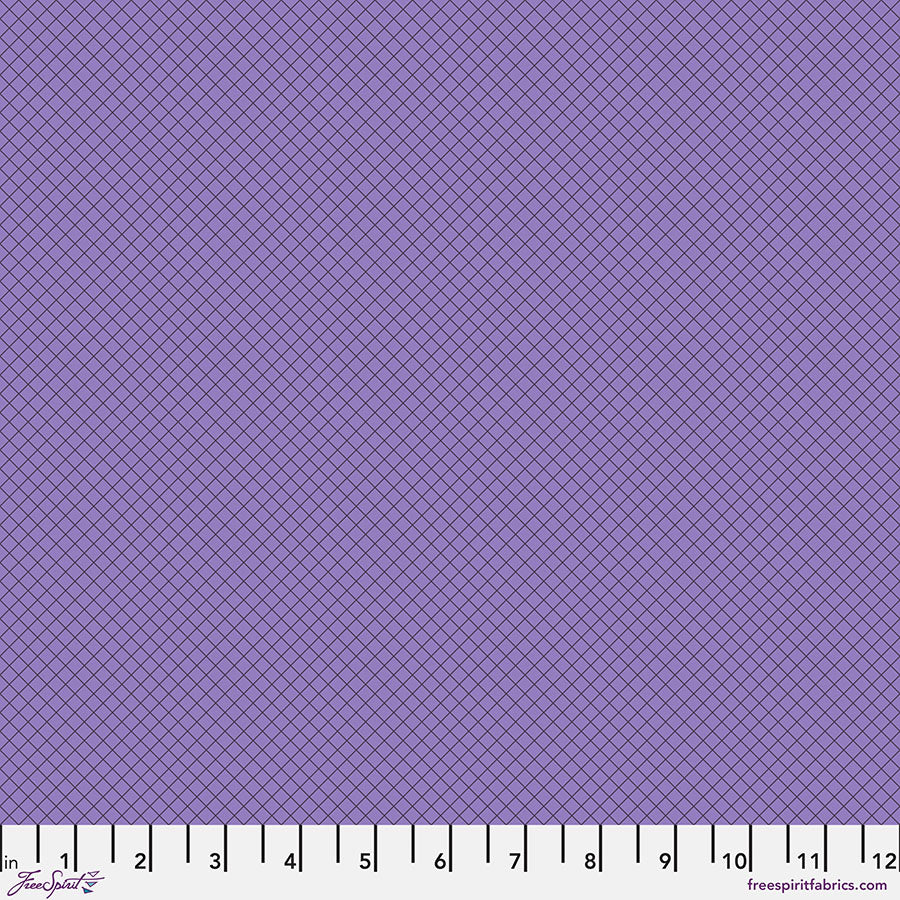PREORDER - True Colors - On the Grid in Mysterious - Tula Pink - PWTP255.MYSTERIOUS - Half Yard