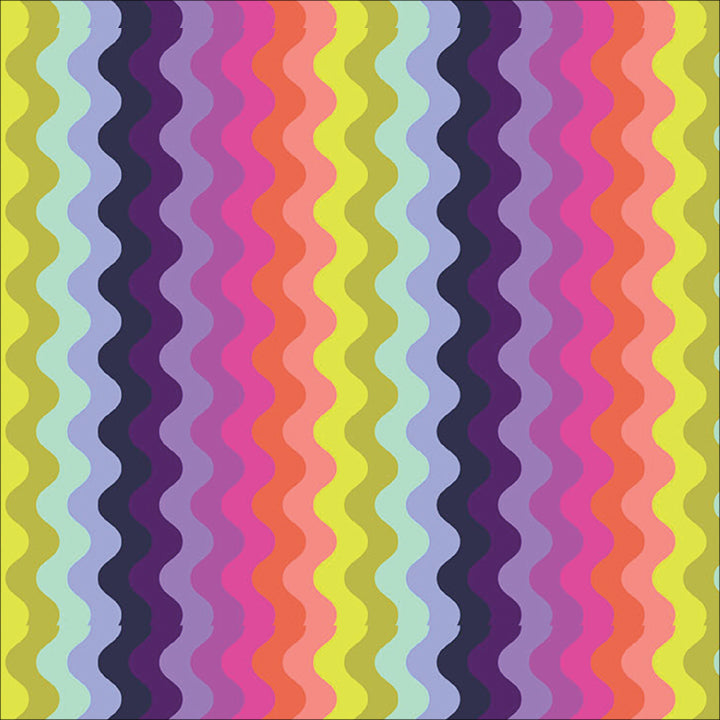 Wave Rider quilting fabric, part of the Floral Reef fabric collection by Tula Pink (SKU: PWTP272.DEEPDIVE)