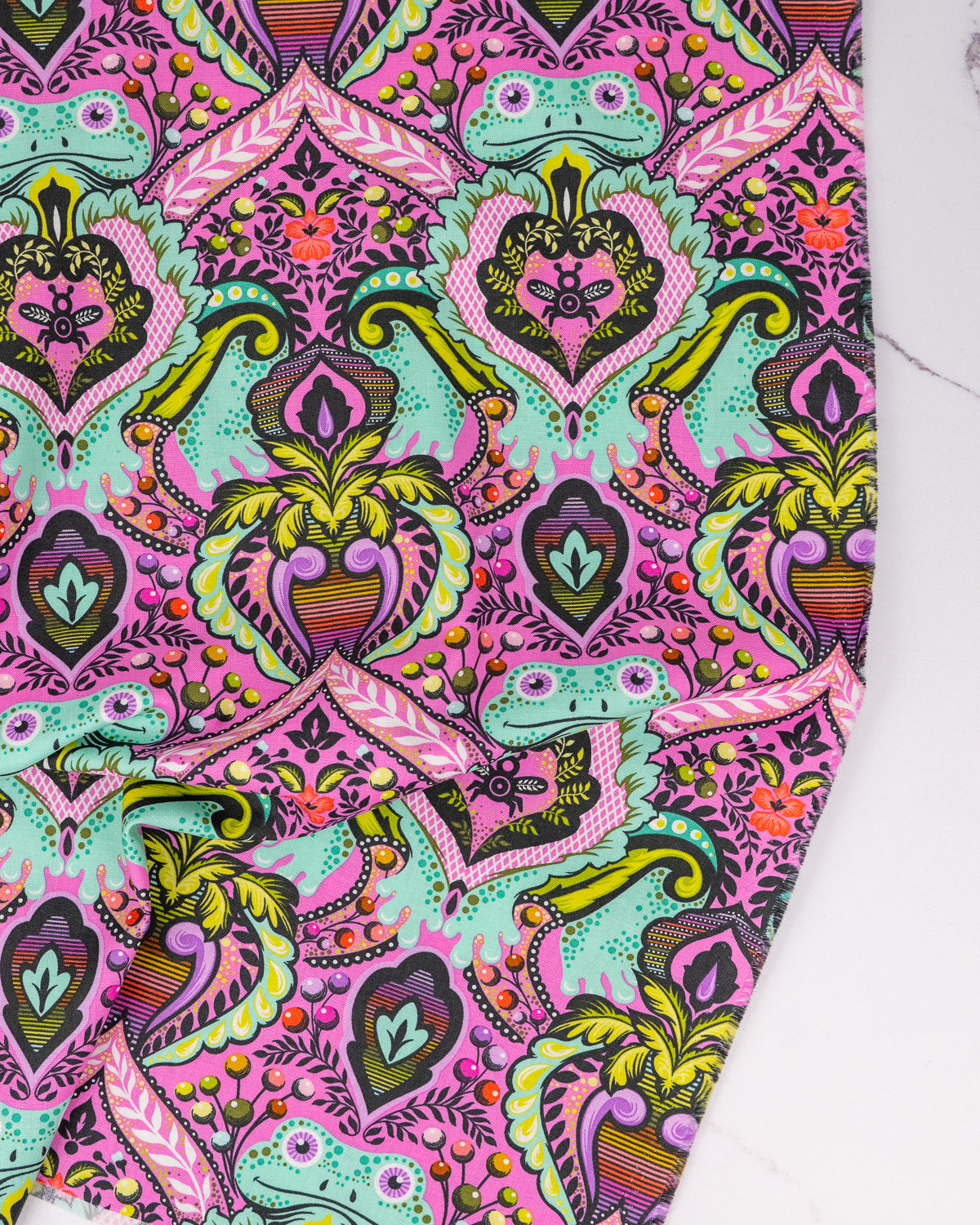 Frog Prince - Prince Charming Déjà Vu by Tula Pink - Half Yard Fabric (Preorder)