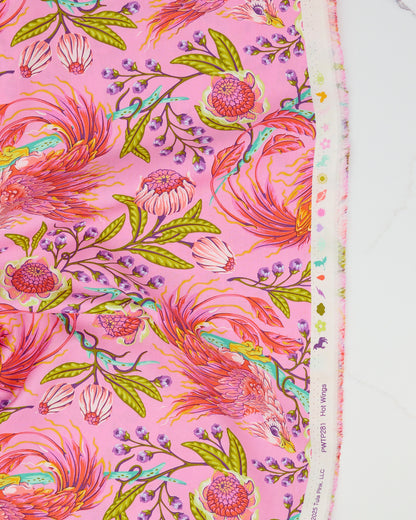 Hot Wings in Wild Orchid - Legendary by Tula Pink - Half Yard (Preorder)