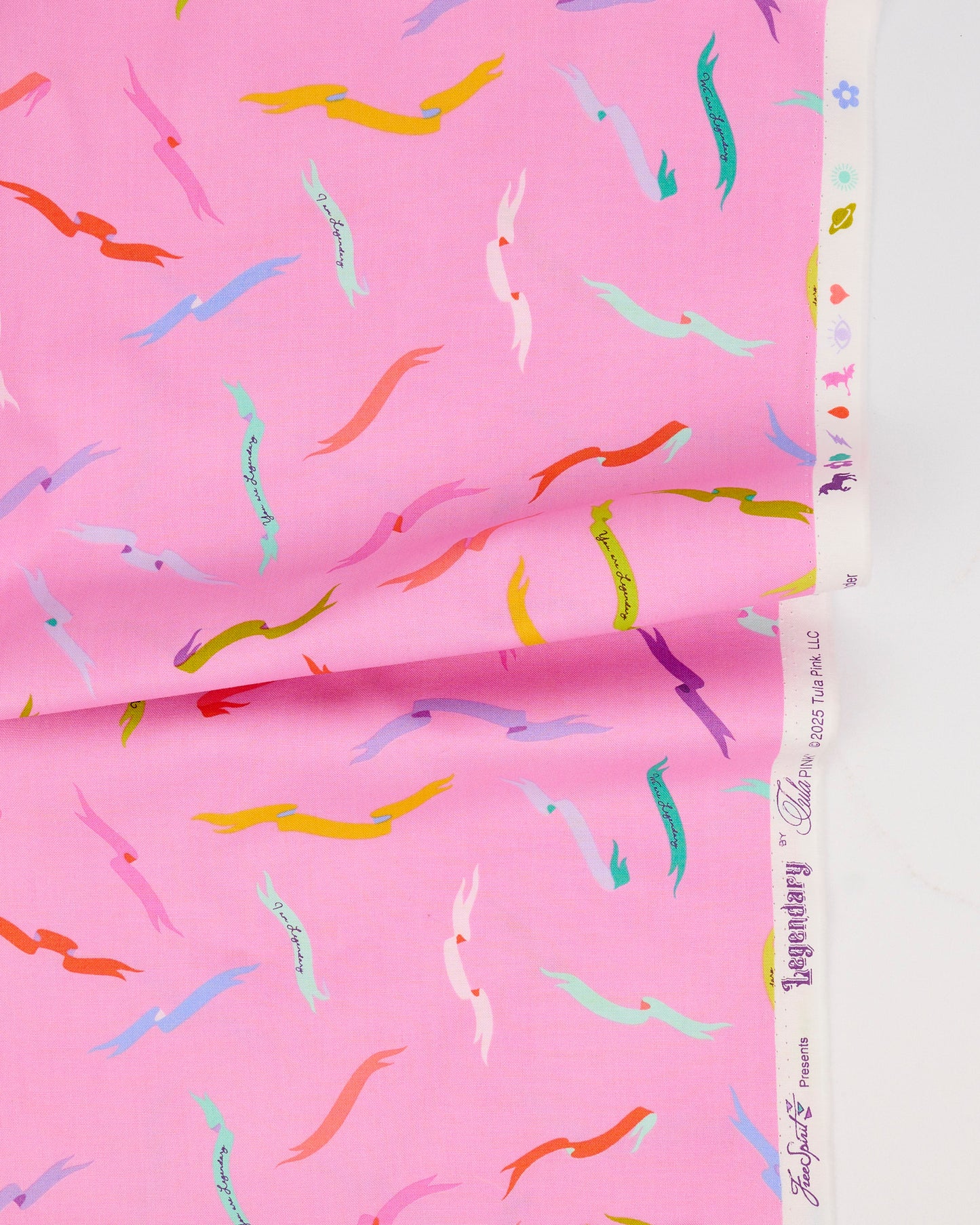 Gentle Reminder in Wild Orchid - Legendary by Tula Pink - Half Yard (Preorder)