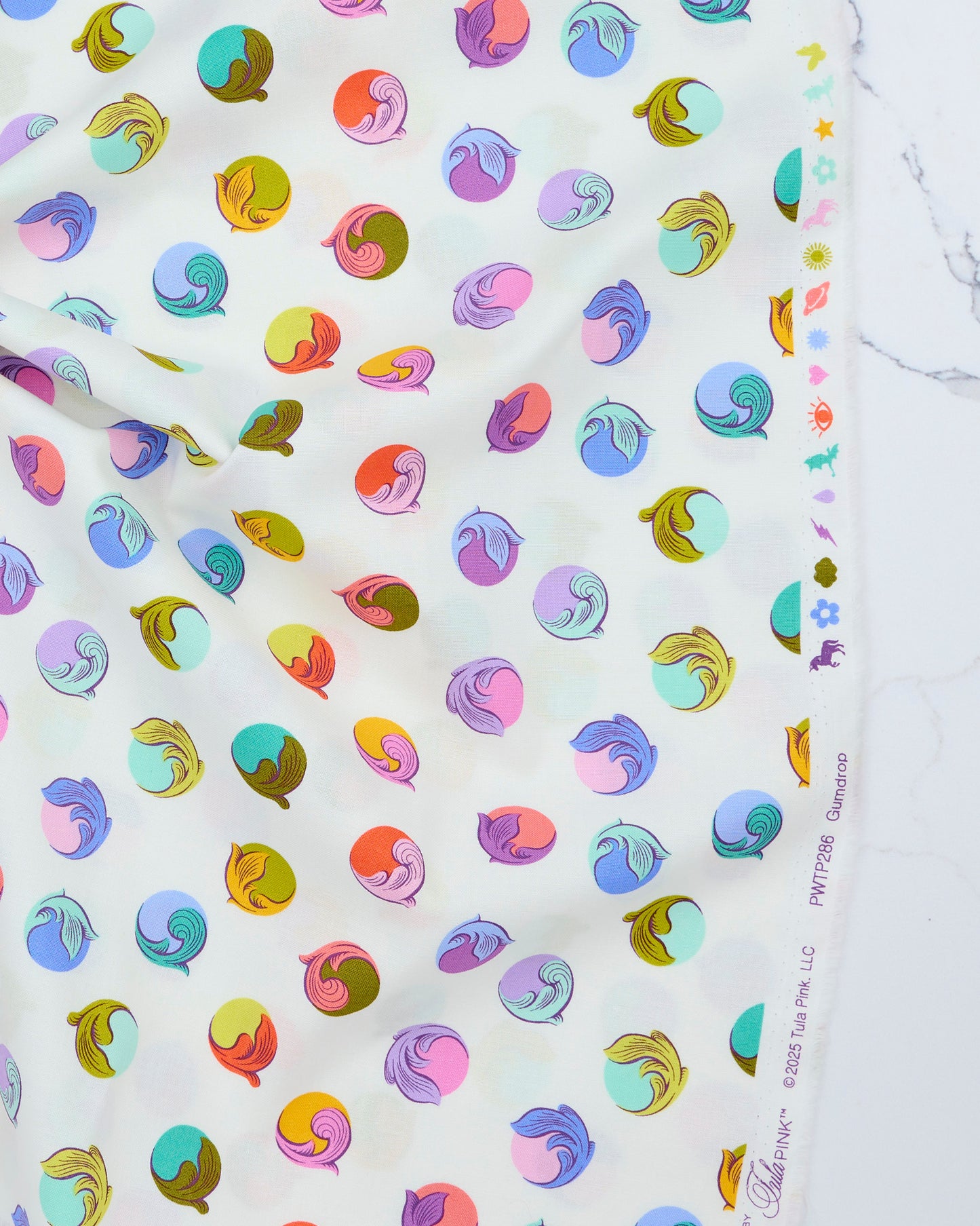 Gumdrop in Pearl - Legendary by Tula Pink - Half Yard (Preorder)
