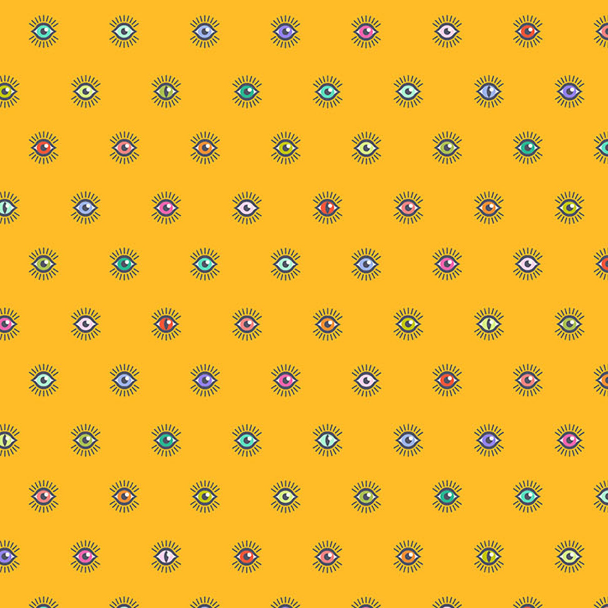 Visionary in Dandelion quilting fabric, part of the Legendary fabric collection by Tula Pink (SKU: PWTP287.DANDELION)