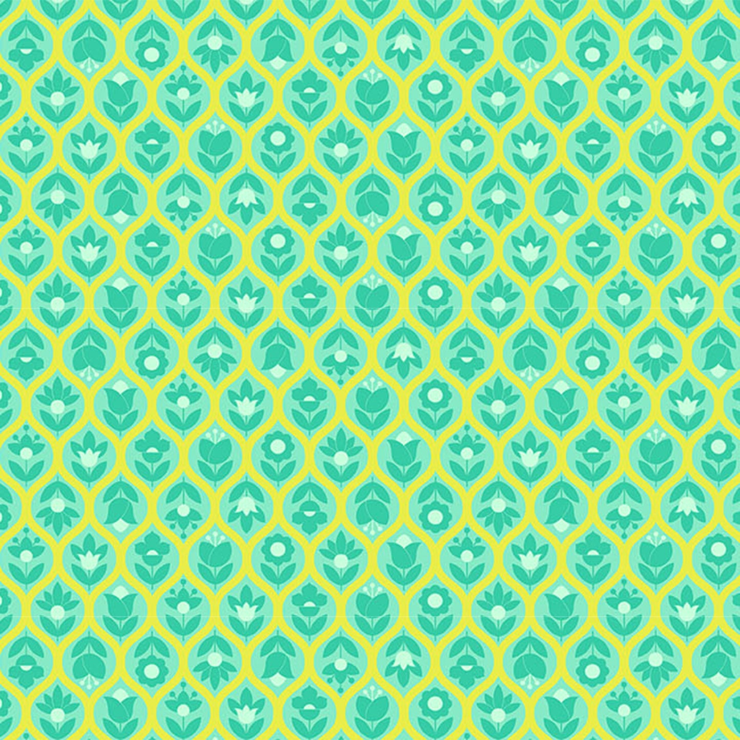 Beg Your Garden in Apple quilting fabric, part of the Legendary fabric collection by Tula Pink (SKU: PWTP288.APPLE)