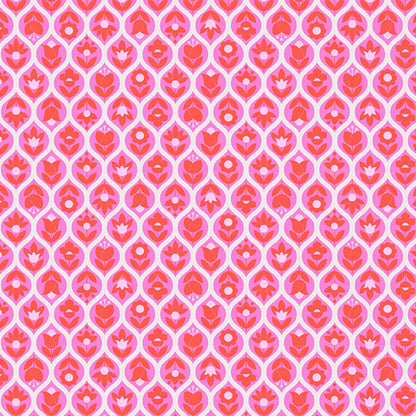 Beg Your Garden Wild Orchid quilting fabric, part of the Legendary fabric collection by Tula Pink (SKU: PWTP288.WILDORCHID)