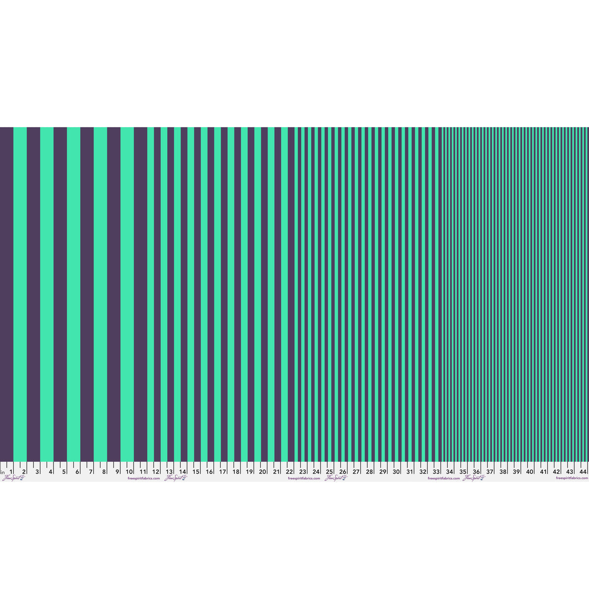 Sticks in Blue Lagoon - True Colors by Tula Pink - Half Yard (Preorder)