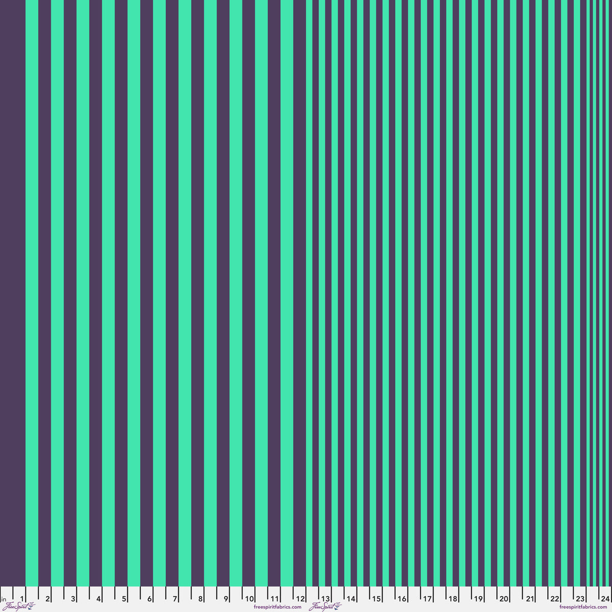 Sticks in Blue Lagoon - True Colors by Tula Pink - Half Yard (Preorder)