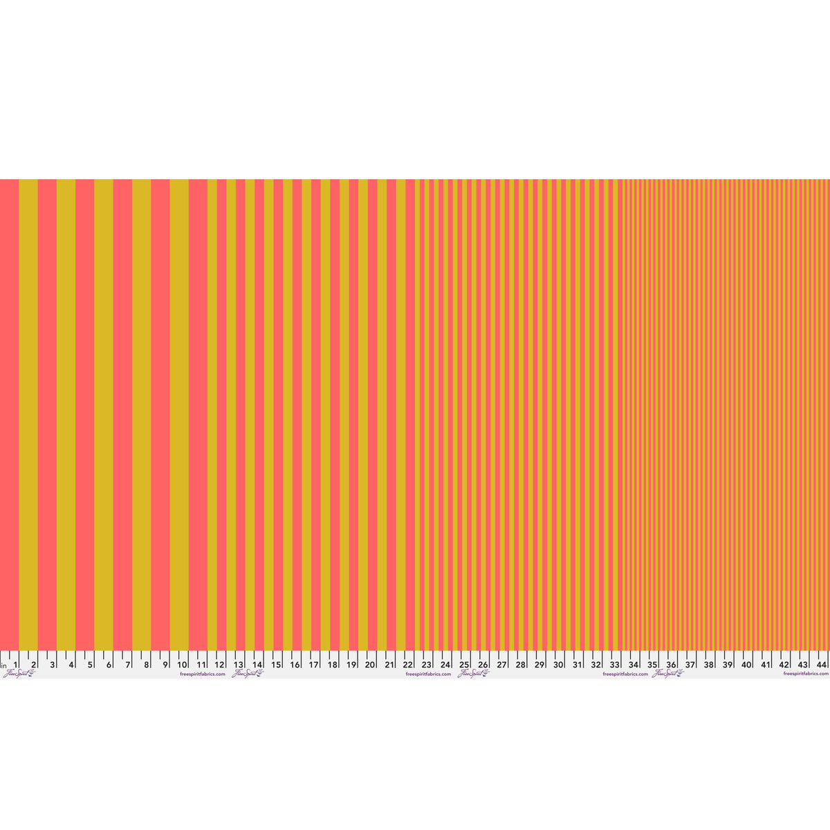 Sticks in Cantaloupe - True Colors by Tula Pink - Half Yard (Preorder)