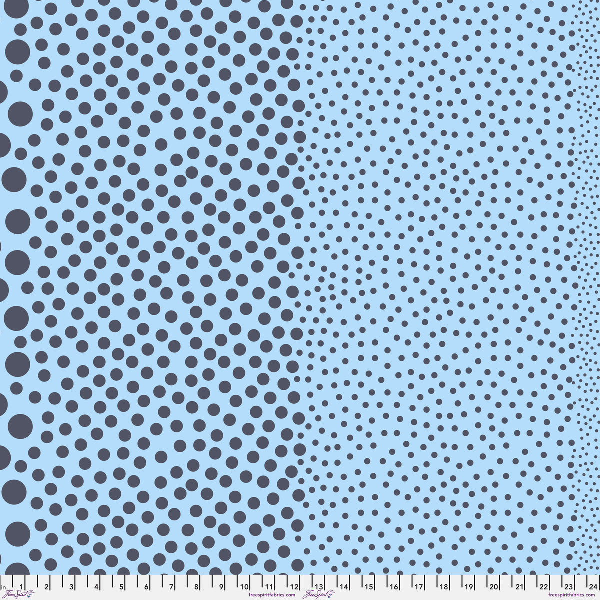 Stones in Denim - True Colors by Tula Pink - Half Yard (Preorder)