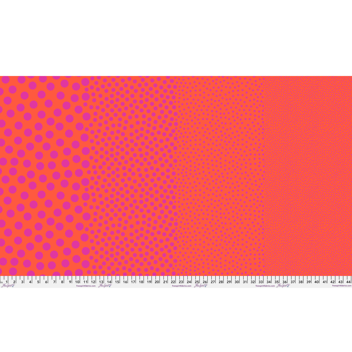 Stones in Tomato - True Colors by Tula Pink - Half Yard (Preorder)