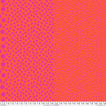 Stones in Tomato - True Colors by Tula Pink - Half Yard (Preorder)