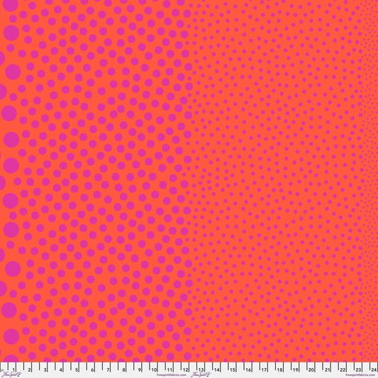 Stones in Tomato - True Colors by Tula Pink - Half Yard (Preorder)