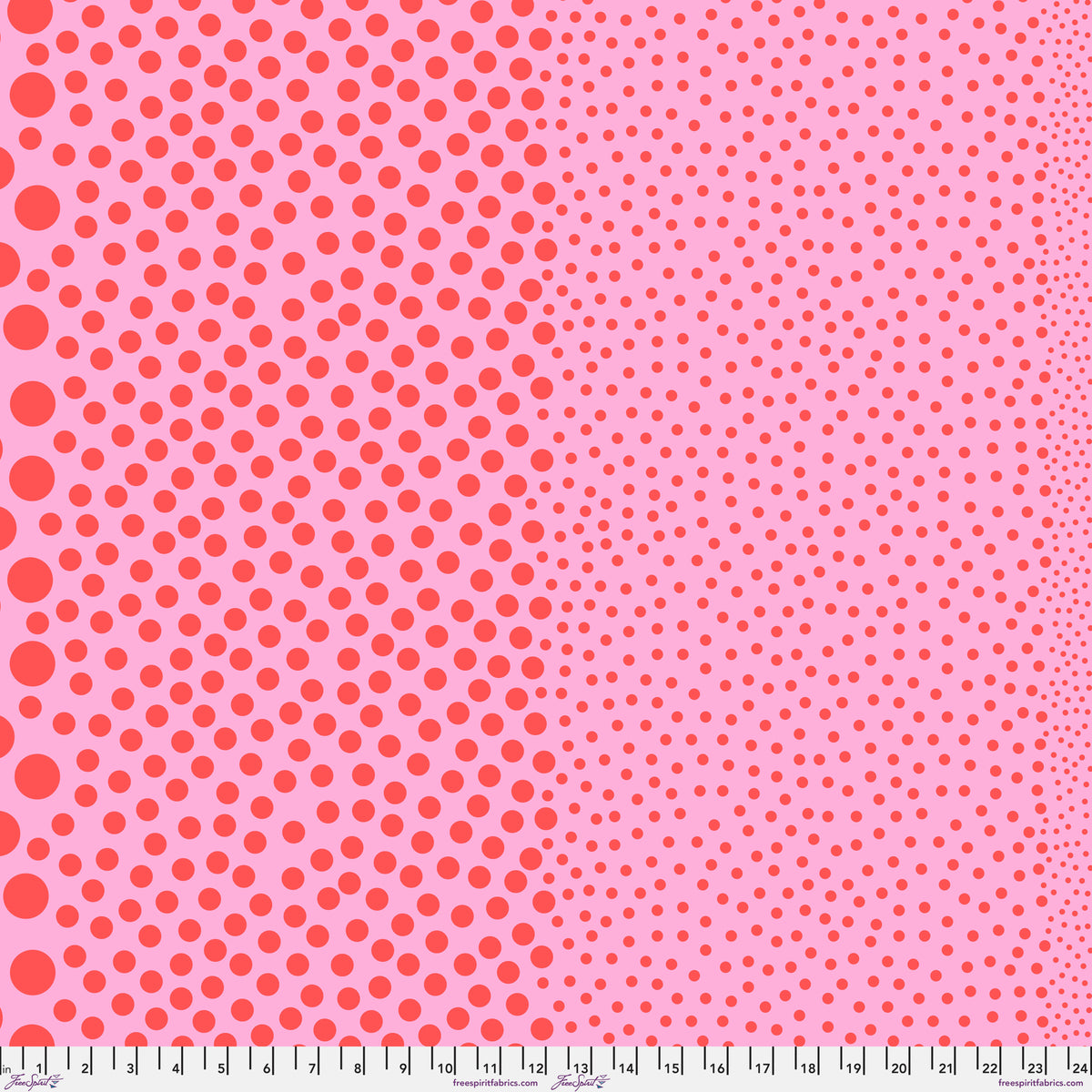 Stones in Watermelon - True Colors by Tula Pink - Half Yard (Preorder)