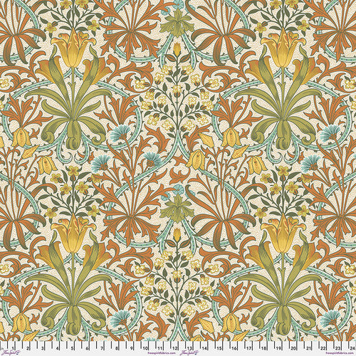 Woodland Weeds in Multi quilting fabric, part of the Original Morris & Co fabric collection (SKU: PWWM091.MULTI)