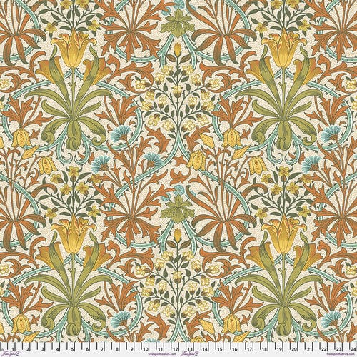 Woodland Weeds in Multi quilting fabric, part of the Original Morris & Co fabric collection (SKU: PWWM091.MULTI)
