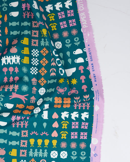 Together in Storytime - Paper Cuts 2 by Rashida Coleman Hale - Half Yard Fabric (Preorder)