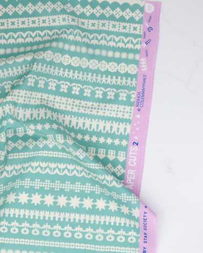 Paper Cuttings in Water - Paper Cuts 2 by Rashida Coleman Hale - Half Yard Fabric (Preorder)