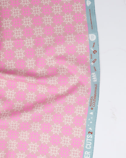 Paper Star in Lavender - Paper Cuts 2 by Rashida Coleman Hale - Half Yard Fabric (Preorder)