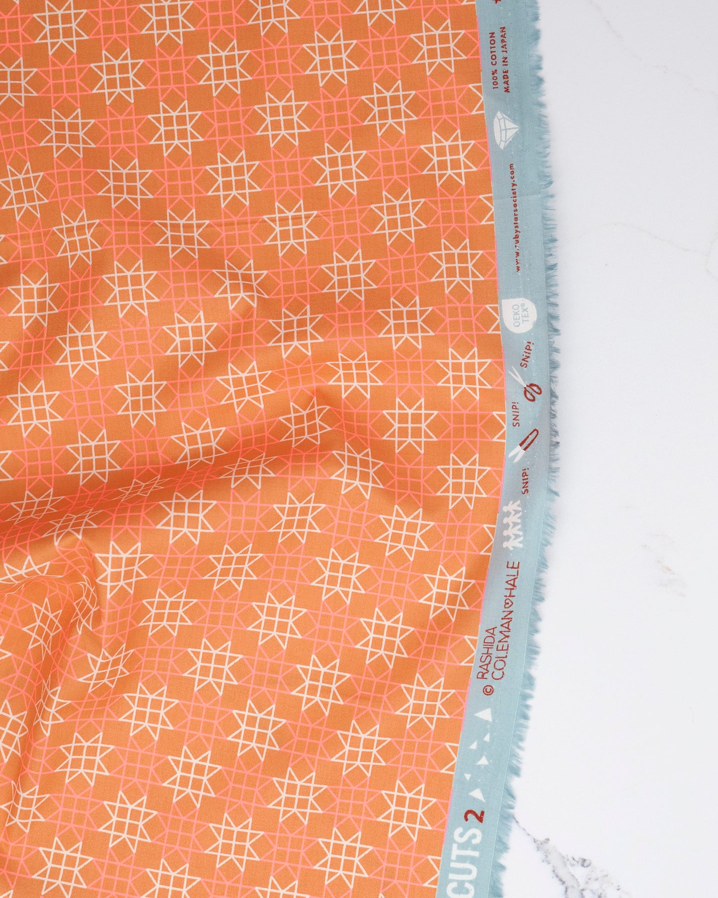 Paper Star in Canyon - Paper Cuts 2 by Rashida Coleman Hale - Half Yard Fabric (Preorder)