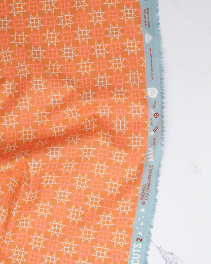 Paper Star in Canyon - Paper Cuts 2 by Rashida Coleman Hale - Half Yard Fabric (Preorder)
