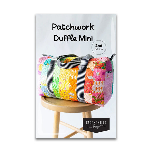 Patchwork Duffle Mini - Knot and Thread Designs - KAT 114 - Printed Pattern