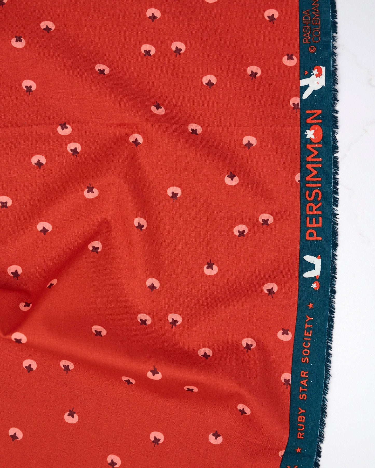 Persimmons in Cayenne - Persimmon by Rashida Coleman Hale - Half Yard Fabric (Preorder)