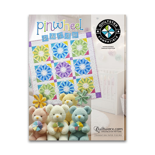 Pinwheel Patch Pattern - Quiltworx - JNQ143P2