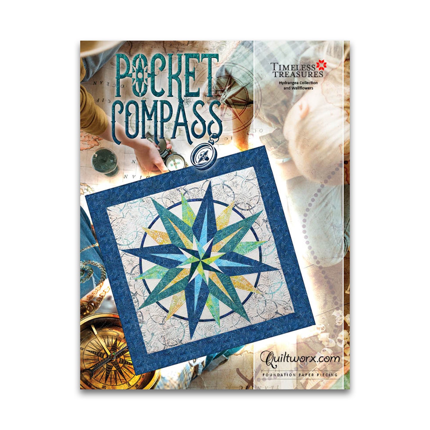 Pocket Compass Pattern - Quiltworx - JNQ00268P20