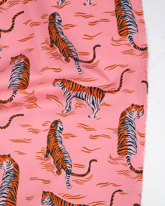 Tigress in Sorbet - Poolside Too by Ruby Star Society - Half Yard Fabric (Preorder)