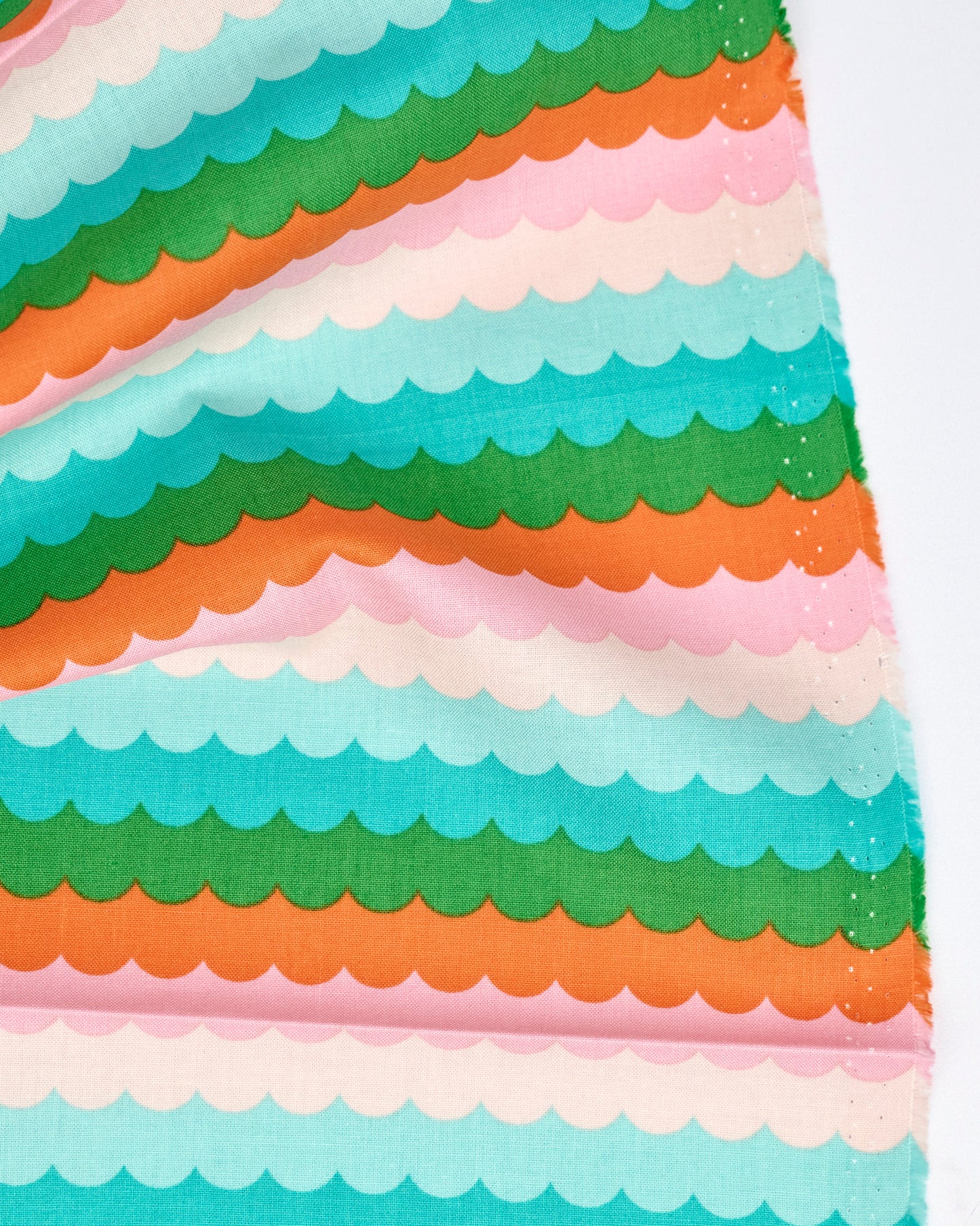 Umbrella Scallops in Verdant - Poolside Too by Ruby Star Society - Half Yard Fabric (Preorder)