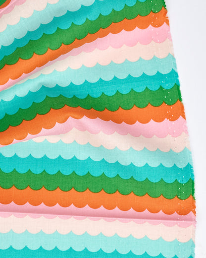 Umbrella Scallops in Verdant - Poolside Too by Ruby Star Society - Half Yard Fabric (Preorder)