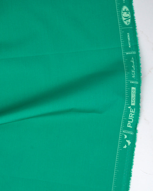 Pure Solids - Emerald - Art Gallery - PE417 - Half Yard