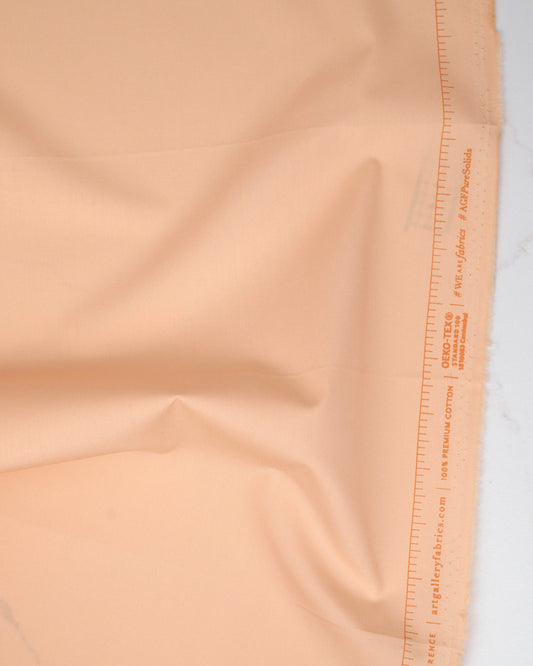 Pure Solids - Peach Sherbet - Art Gallery - PE444 - Half Yard