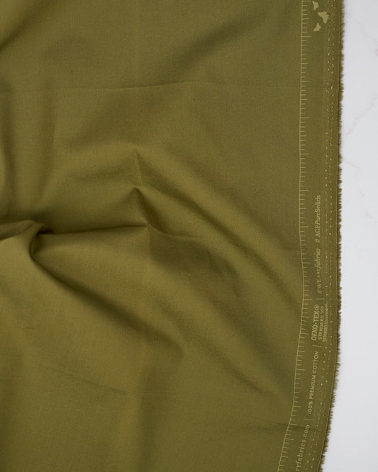 Pure Solids - Dried Moss - Art Gallery - PE468 - Half Yard