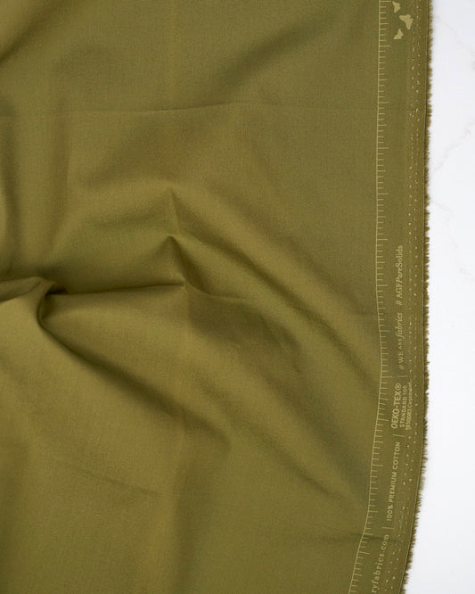 Pure Solids - Dried Moss - Art Gallery - PE468 - Half Yard