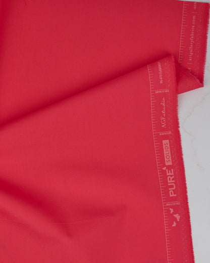 Pure Solids - Flamingo - Art Gallery - PE473 - Half Yard