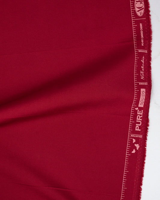 Pure Solids - Candied Cherry - Art Gallery - PE491 - Half Yard