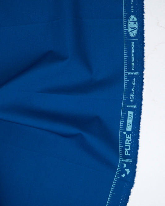 Pure Solids - Heart of the Ocean - Art Gallery - PE498 - Half Yard