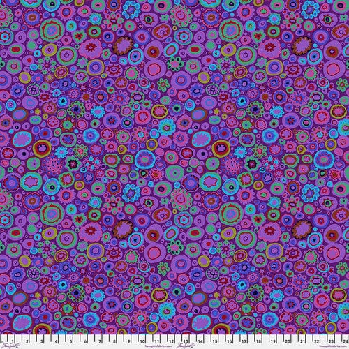 Paperweight in Purple wideback quilting fabric, part of the Kaffe Fassett Collective fabric collection by Kaffe Fassett (SKU: QBGP011.PURPLE)